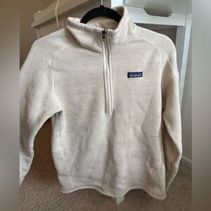 Women’s Medium Fleece Patagonia Sweater (Cream/Beige)